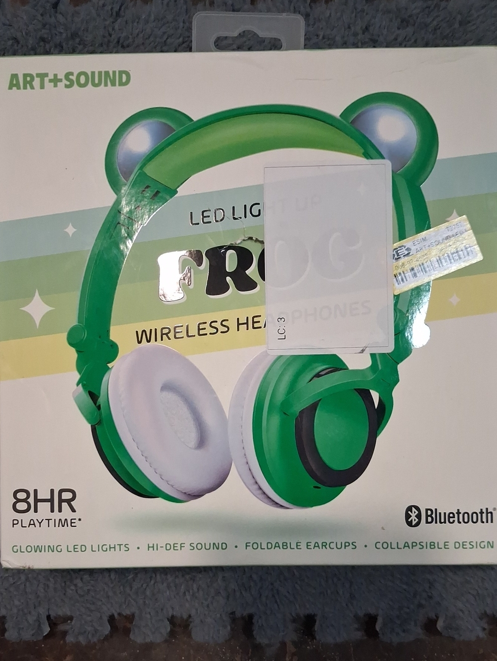 Green Frog Wireless Bluetooth Headphones